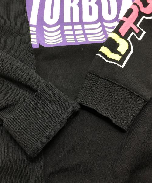 DIESEL（ディーゼル）DIESEL (ディーゼル) 切替スウェット ブラック サイズ:XLの古着・服飾アイテム