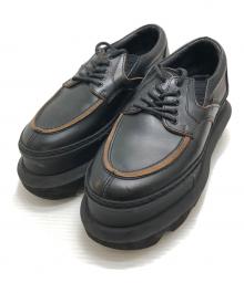 sacai（サカイ）の古着「プラットフォームダービーシューズ」｜ブラック