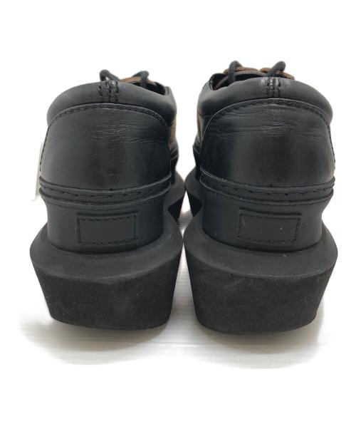 sacai（サカイ）sacai (サカイ) プラットフォームダービーシューズ ブラック サイズ:38(24CM)の古着・服飾アイテム