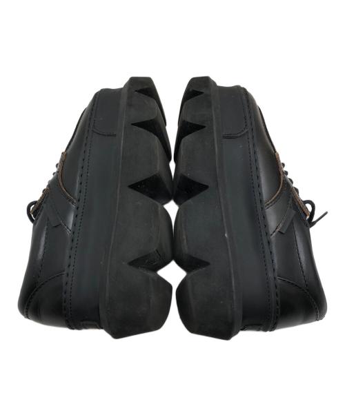 sacai（サカイ）sacai (サカイ) プラットフォームダービーシューズ ブラック サイズ:38(24CM)の古着・服飾アイテム