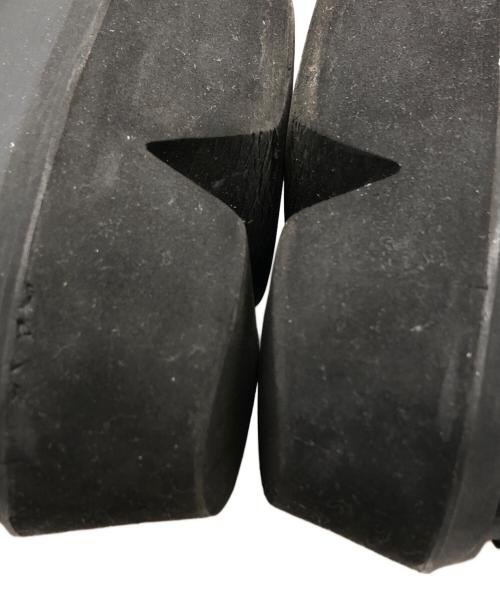 sacai（サカイ）sacai (サカイ) プラットフォームダービーシューズ ブラック サイズ:38(24CM)の古着・服飾アイテム