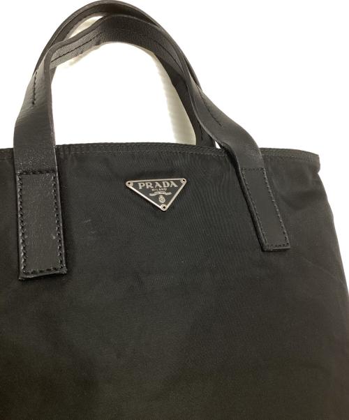 PRADA（プラダ）PRADA (プラダ) ナイロンハンドバッグ ブラック サイズ:表記なしの古着・服飾アイテム