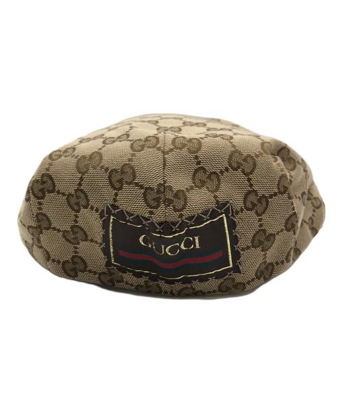 GUCCI（グッチ）GUCCI (グッチ) フラットキャップ ベージュの古着・服飾アイテム