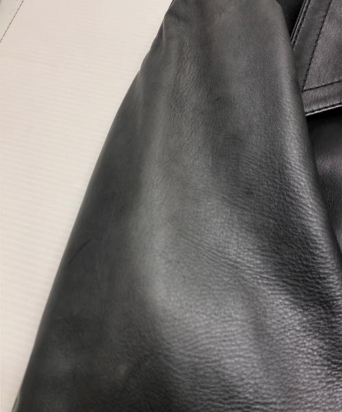 GUCCI（グッチ）GUCCI (グッチ) ファーライナーレザージャケット ブラック サイズ:50の古着・服飾アイテム