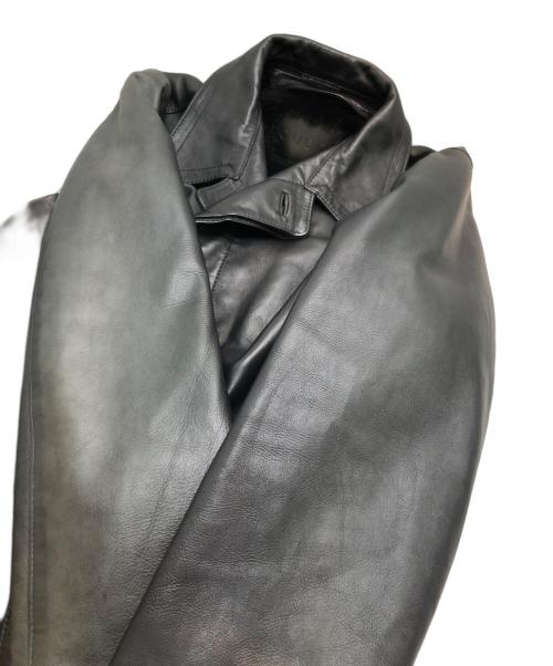 GUCCI（グッチ）GUCCI (グッチ) ファーライナーレザージャケット ブラック サイズ:50の古着・服飾アイテム