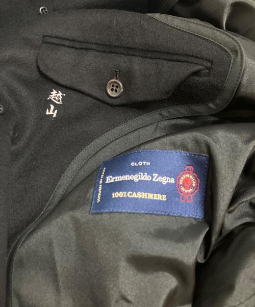 ERMENEGILDO ZEGNA（エルメネジルド・ゼニア）Ermenegildo Zegna (エルメネジルド・ゼニア) Kinloch Anderson (キンロックアンダーソン) カシミヤコート ブラック サイズ:Ⅼの古着・服飾アイテム