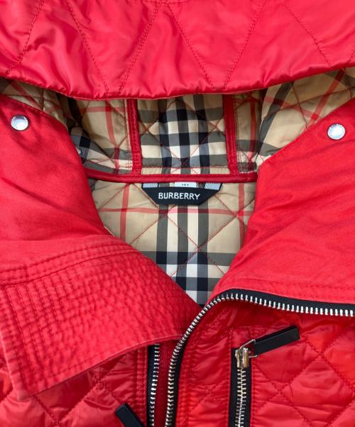 BURBERRY（バーバリー）BURBERRY (バーバリー) キルティングコート レッド サイズ:164の古着・服飾アイテム