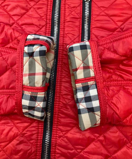BURBERRY（バーバリー）BURBERRY (バーバリー) キルティングコート レッド サイズ:164の古着・服飾アイテム