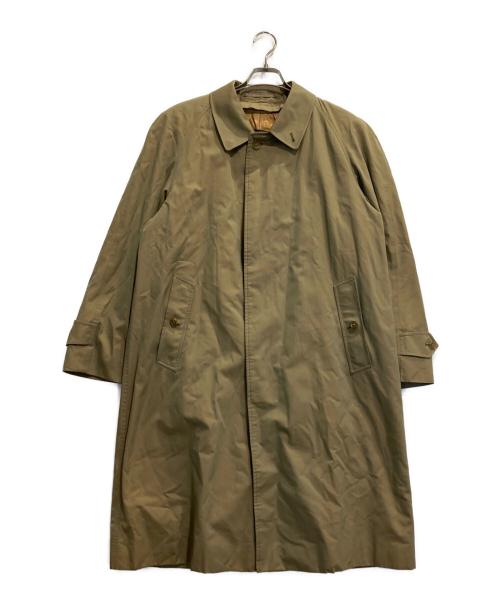 Burberry's（バーバリーズ）Burberry's (バーバリーズ) 80’sライナー付きステンカラーコート グリーン サイズ:Mの古着・服飾アイテム