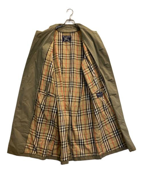 Burberry's（バーバリーズ）Burberry's (バーバリーズ) 80’sライナー付きステンカラーコート グリーン サイズ:Mの古着・服飾アイテム