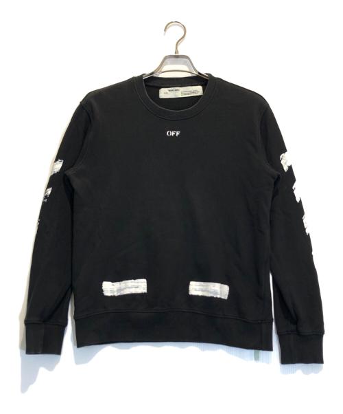 OFFWHITE（オフホワイト）OFFWHITE (オフホワイト) スウェット ブラック サイズ:Ｌの古着・服飾アイテム