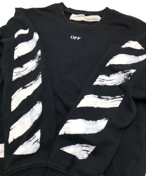 OFFWHITE（オフホワイト）OFFWHITE (オフホワイト) スウェット ブラック サイズ:Ｌの古着・服飾アイテム