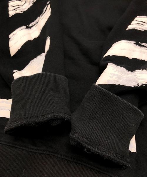 OFFWHITE（オフホワイト）OFFWHITE (オフホワイト) スウェット ブラック サイズ:Ｌの古着・服飾アイテム