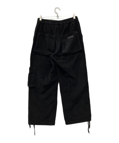 PAM（パム）PAM (パム) コーデュロイカーゴパンツ ブラック サイズ:表記なしの古着・服飾アイテム