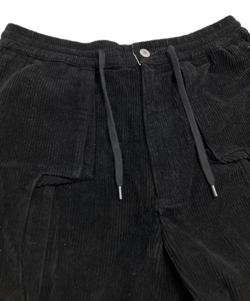 PAM（パム）PAM (パム) コーデュロイカーゴパンツ ブラック サイズ:表記なしの古着・服飾アイテム