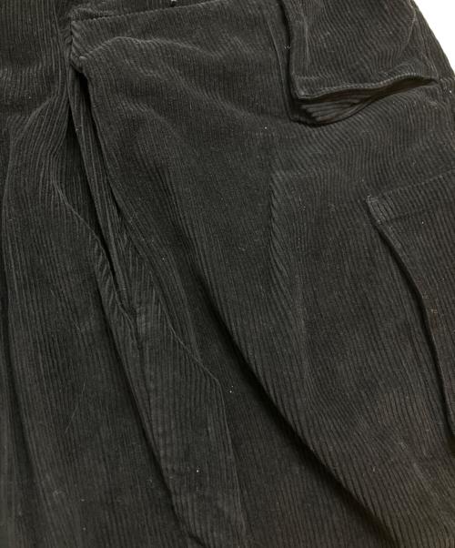 PAM（パム）PAM (パム) コーデュロイカーゴパンツ ブラック サイズ:表記なしの古着・服飾アイテム