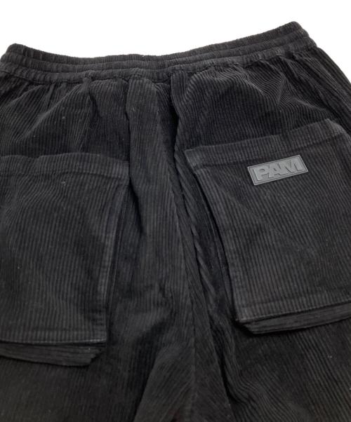 PAM（パム）PAM (パム) コーデュロイカーゴパンツ ブラック サイズ:表記なしの古着・服飾アイテム