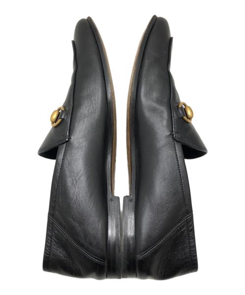 GUCCI（グッチ）GUCCI (グッチ) ブリクストンビットローファー ブラック サイズ:サイズ7(26CM)の古着・服飾アイテム