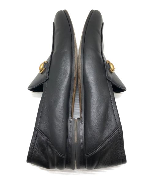 GUCCI（グッチ）GUCCI (グッチ) ブリクストンビットローファー ブラック サイズ:サイズ7(26CM)の古着・服飾アイテム