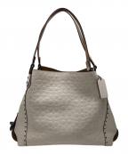 COACHコーチ）の古着「イーディ トートバッグ」｜ホワイト