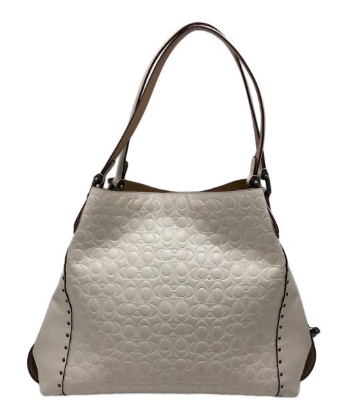COACH（コーチ）COACH (コーチ) イーディ トートバッグ ホワイトの古着・服飾アイテム