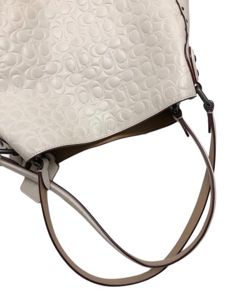 COACH（コーチ）COACH (コーチ) イーディ トートバッグ ホワイトの古着・服飾アイテム