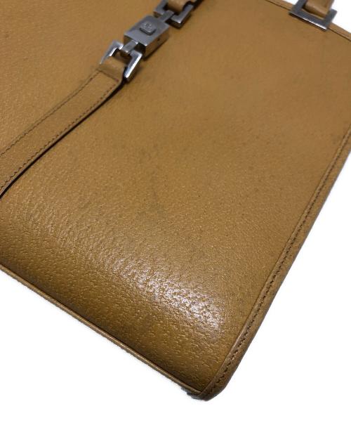 GUCCI（グッチ）GUCCI (グッチ) ジャッキー ハンドバッグ ブラウンの古着・服飾アイテム