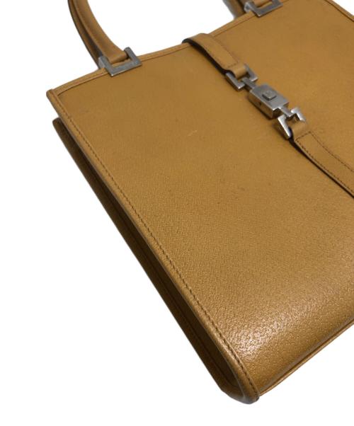 GUCCI（グッチ）GUCCI (グッチ) ジャッキー ハンドバッグ ブラウンの古着・服飾アイテム