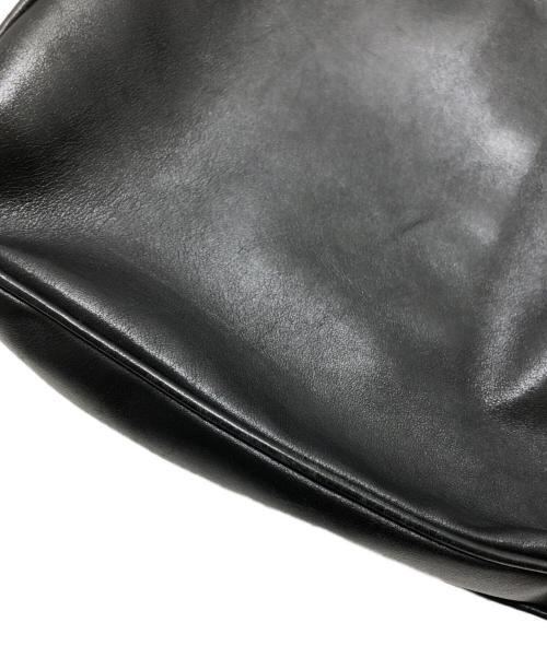 GUCCI（グッチ）GUCCI (グッチ) バンブーハンドルレザーショルダーバッグ ブラックの古着・服飾アイテム