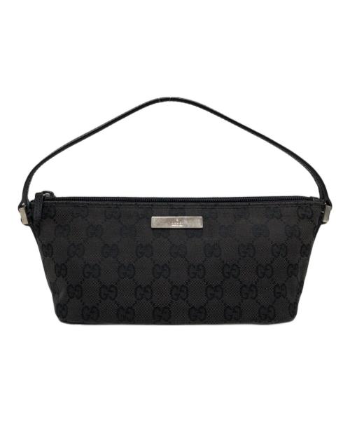 GUCCI（グッチ）GUCCI (グッチ) GGキャンバス ハンドバッグ ブラウンの古着・服飾アイテム