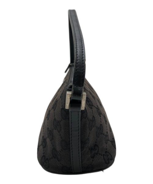 GUCCI（グッチ）GUCCI (グッチ) GGキャンバス ハンドバッグ ブラウンの古着・服飾アイテム