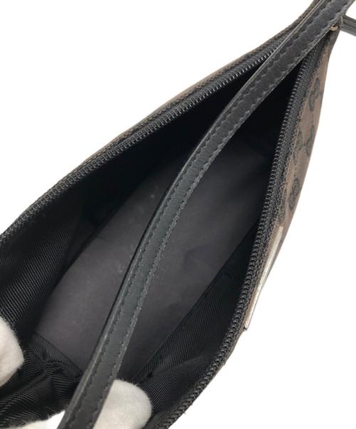 GUCCI（グッチ）GUCCI (グッチ) GGキャンバス ハンドバッグ ブラウンの古着・服飾アイテム