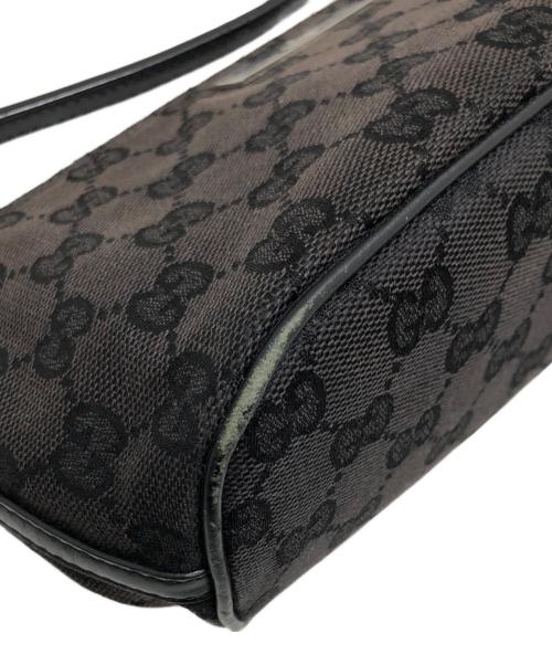 GUCCI（グッチ）GUCCI (グッチ) GGキャンバス ハンドバッグ ブラウンの古着・服飾アイテム