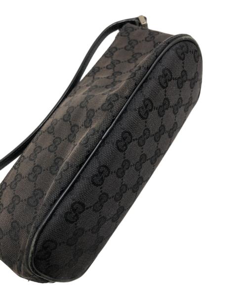 GUCCI（グッチ）GUCCI (グッチ) GGキャンバス ハンドバッグ ブラウンの古着・服飾アイテム