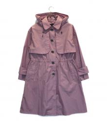 Aquascutum（アクアスキュータム）の古着「スプリングコート」｜ピンク
