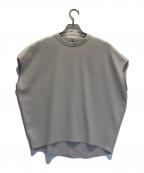 SOEJUソージュ）の古着「スタンドカラーコクーンブラウス」｜グレー