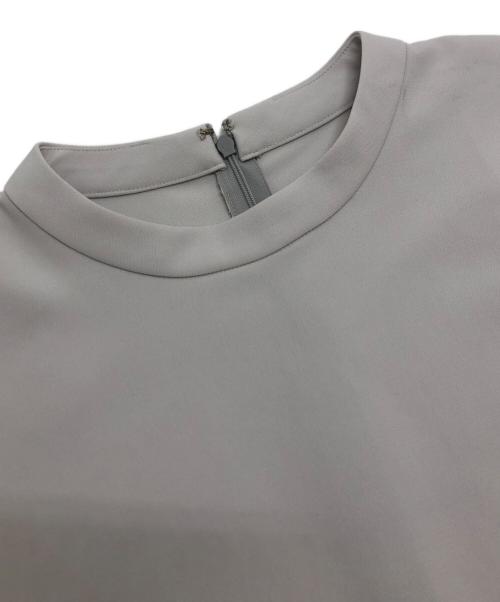 SOEJU（ソージュ）SOEJU (ソージュ) スタンドカラーコクーンブラウス グレー サイズ:Lの古着・服飾アイテム