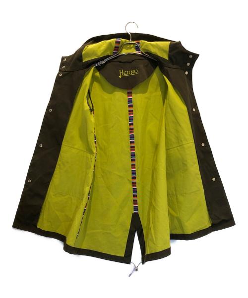 HERNO（ヘルノ）HERNO (ヘルノ) フーデッドコート カーキ サイズ:40の古着・服飾アイテム
