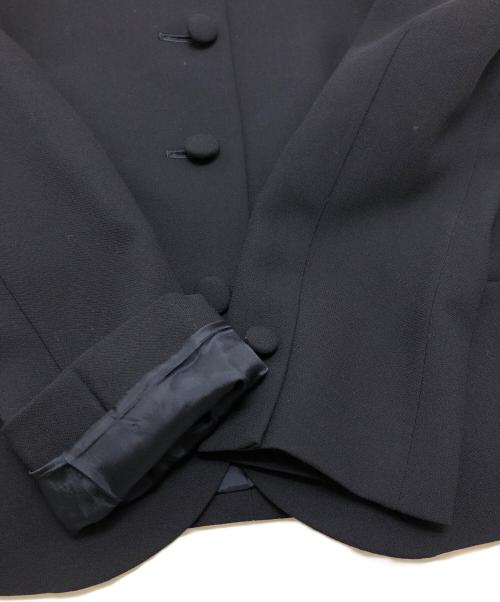 NOUV CONFINI（ヌーヴコンフィニ）NOUV CONFINI (ヌーヴコンフィニ) 丸襟ジャケット ネイビー サイズ:サイズ9(M)の古着・服飾アイテム