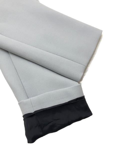 YOKO CHAN（ヨーコチャン）YOKO CHAN (ヨーコチャン) ノーカラージャケット グレー サイズ:38の古着・服飾アイテム