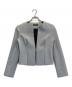 YOKO CHAN（ヨーコチャン）の古着「ノーカラージャケット」｜グレー