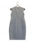 YOKO CHAN (ヨーコチャン) パールスリットワンピース グレー サイズ:38：18000円
