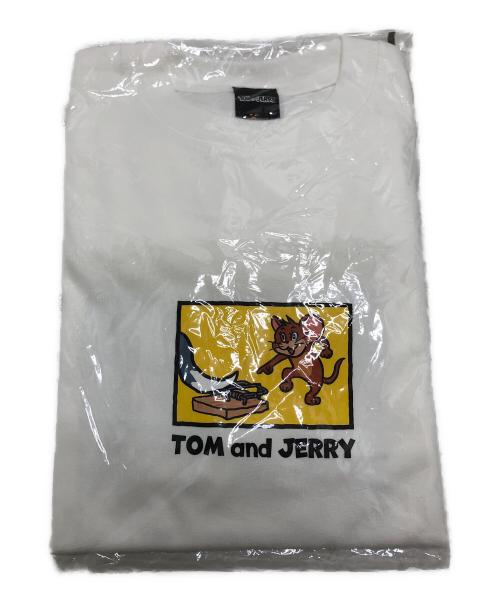 トムとジェリー（トムトジェリー）トムとジェリー (トムトジェリー) Tシャツ ホワイト サイズ:Free 未使用品の古着・服飾アイテム