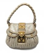 MIU MIUミュウミュウ）の古着「2WAYバッグ」｜ベージュ