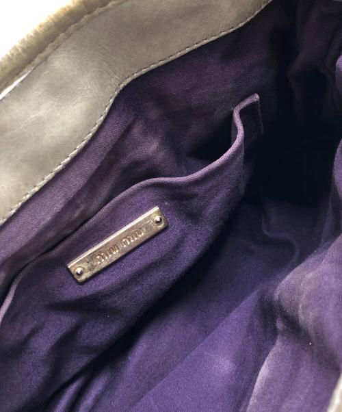 MIU MIU（ミュウミュウ）MIU MIU (ミュウミュウ) 2WAYバッグ ベージュ サイズ:表記なしの古着・服飾アイテム