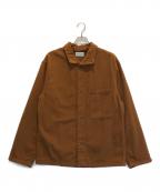 LEMAIREルメール）の古着「STAND COLLAR OVERSHIRT」｜ブラウン