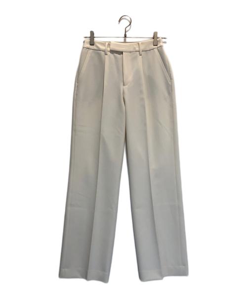 Fantastic Days（ファンタスティックデイズ）Fantastic Days (ファンタスティックデイズ) VERMEIL par iena (ヴェルメイユ パー イエナ) ダブルクロスストレッチパンツ ベージュ サイズ:38 未使用品の古着・服飾アイテム