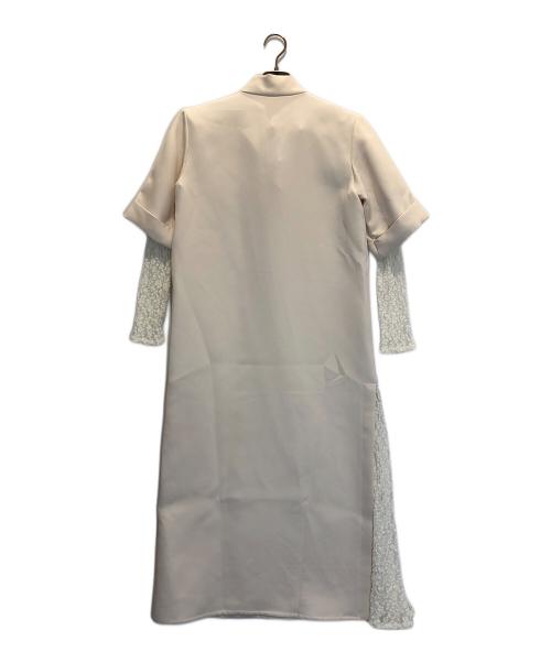 Acka.（エーシーケーエー）Acka. (エーシーケーエー) ボウタイワンピース ベージュ サイズ:1の古着・服飾アイテム