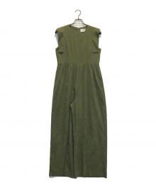 CLANE（クラネ）の古着「スクエアスリーブオールインワン」｜グリーン