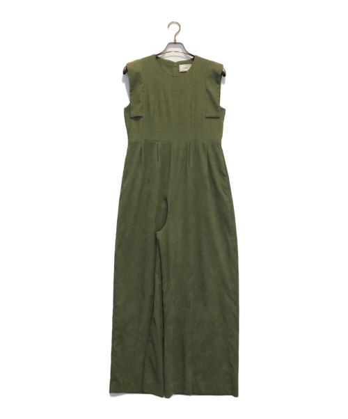 CLANE（クラネ）CLANE (クラネ) スクエアスリーブオールインワン グリーン サイズ:サイズ2(M)の古着・服飾アイテム